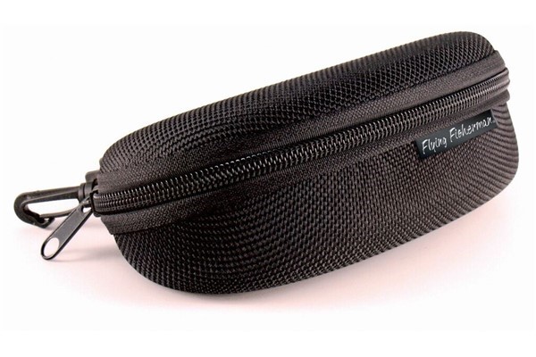 Flying Fisherman 7607-SUNGLASS CASE ZIPPER SHELL WITH CLIP HOOK Eyewear Accessories & Retainers